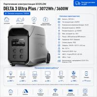 Портативная электростанция EcoFlow DELTA 3 Ultra Plus (3072 Втч) в Горловке
