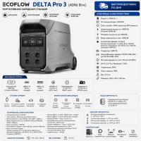 Портативная электростанция EcoFlow DELTA Pro 3 (4096 Втч) в Горловке