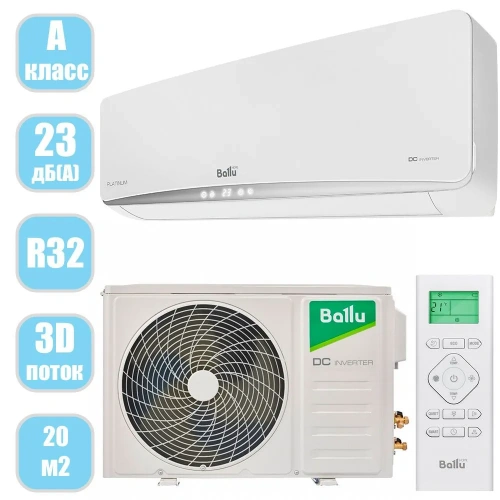 Кондиционер Ballu Platinum DC BSEI-07HN8 DC Inverter в Горловке