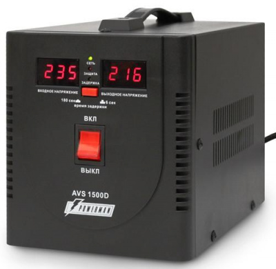 Стабилизатор напряжения PowerMan AVS 1500D Black в Горловке