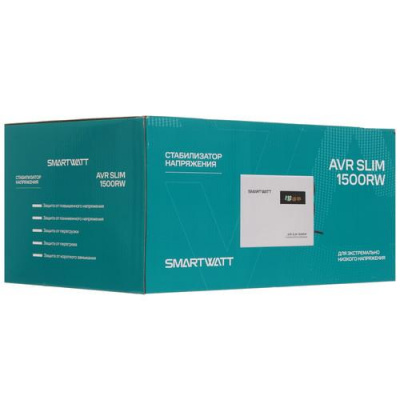 Стабилизатор напряжения SMARTWATT AVR SLIM 1500RW в Горловке