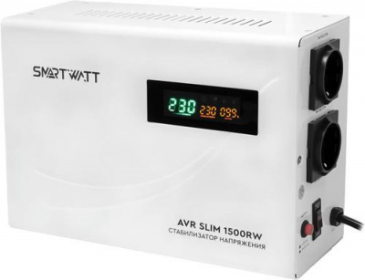Стабилизатор напряжения SMARTWATT AVR SLIM 1500RW в Горловке